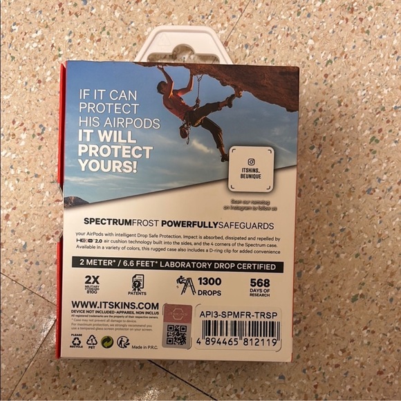 SPECTRUMFROST
DROP PROTECTION COVER

Apple
AirPods Pro - Picture 3 of 3